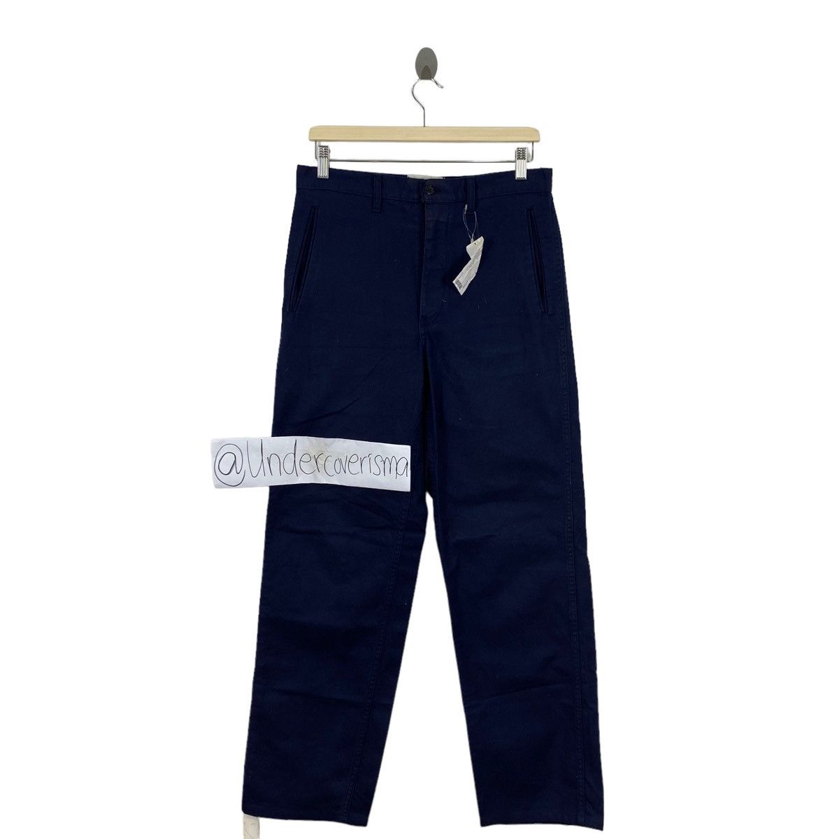 Designer × Vintage × Zucca Vintage ZUCCA TRAVAIL France Designer Baggy Navy Trousers Size US 32 / EU 48 - 1 Thumbnail