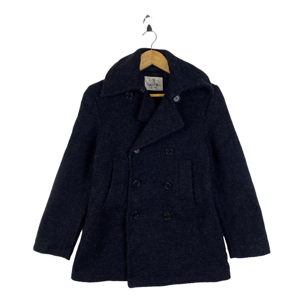 Zucca Vintage ZUCCA Japanese Street Fashion Wool Peacoat Jacket Size US S / EU 44-46 / 1 - 1 Thumbnail
