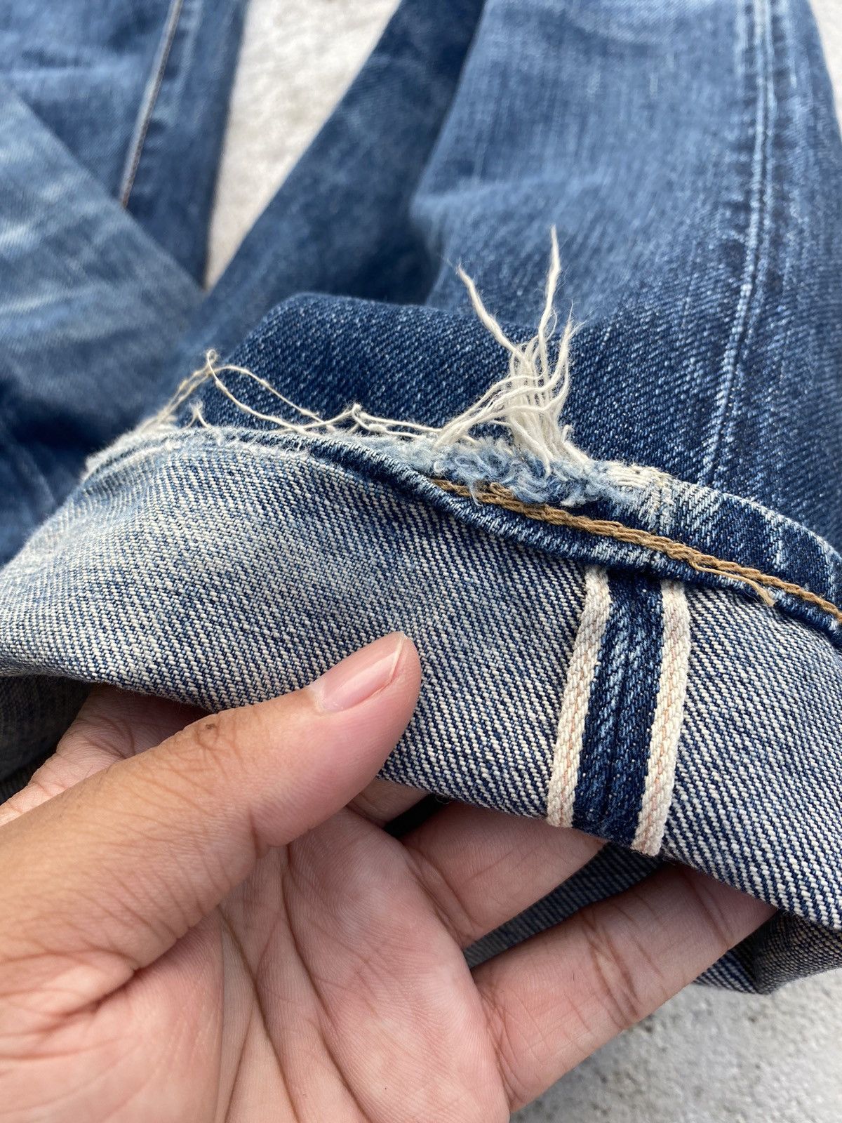 Levi's Vintage Clothing 🖤BLACFRIDAY🖤Vintage Levis 501 Big E Selvedge Denim Jeans Size US 32 / EU 48 - 20 Thumbnail