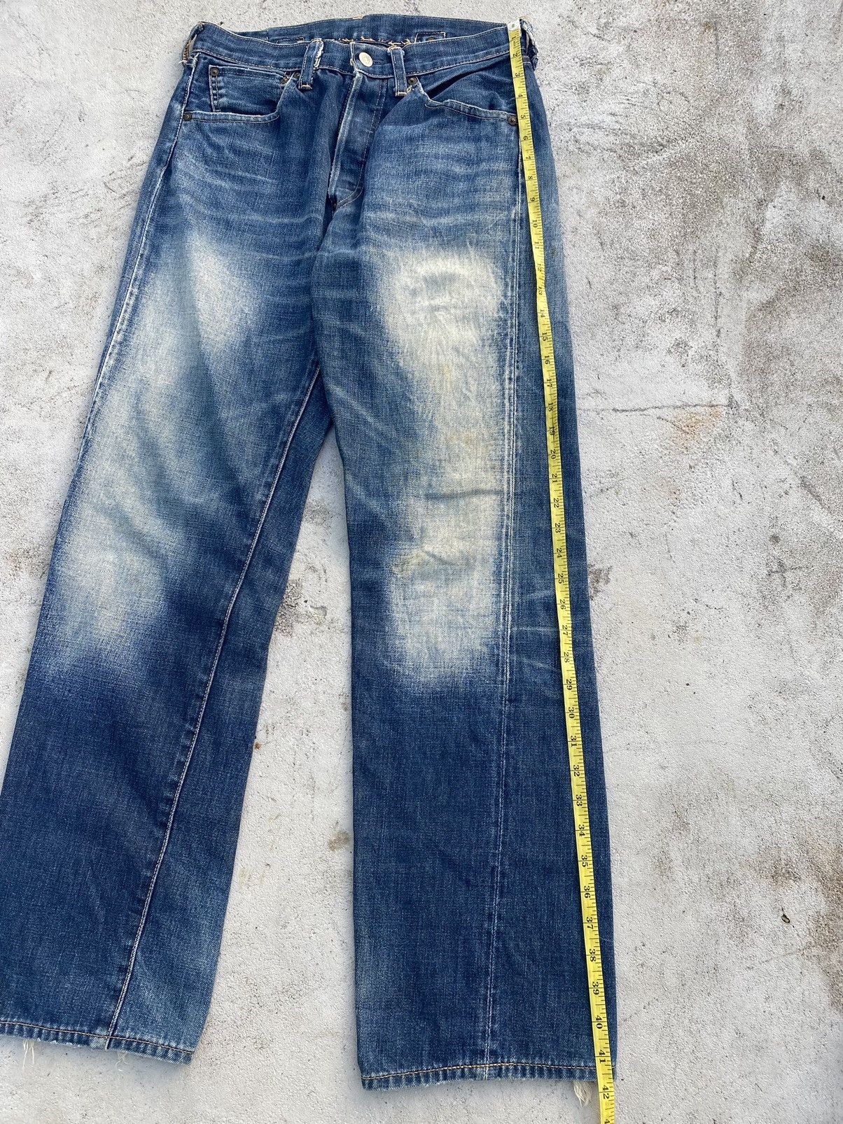 Levi's Vintage Clothing 🖤BLACFRIDAY🖤Vintage Levis 501 Big E Selvedge Denim Jeans Size US 32 / EU 48 - 14 Thumbnail