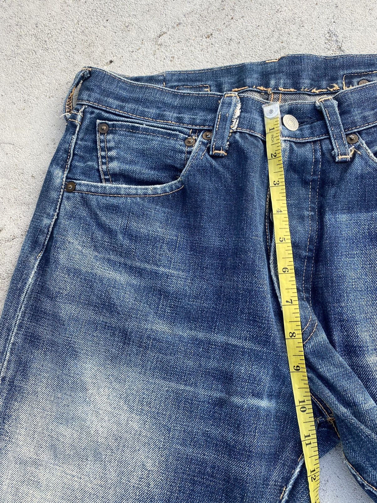 Levi's Vintage Clothing 🖤BLACFRIDAY🖤Vintage Levis 501 Big E Selvedge Denim Jeans Size US 32 / EU 48 - 16 Thumbnail