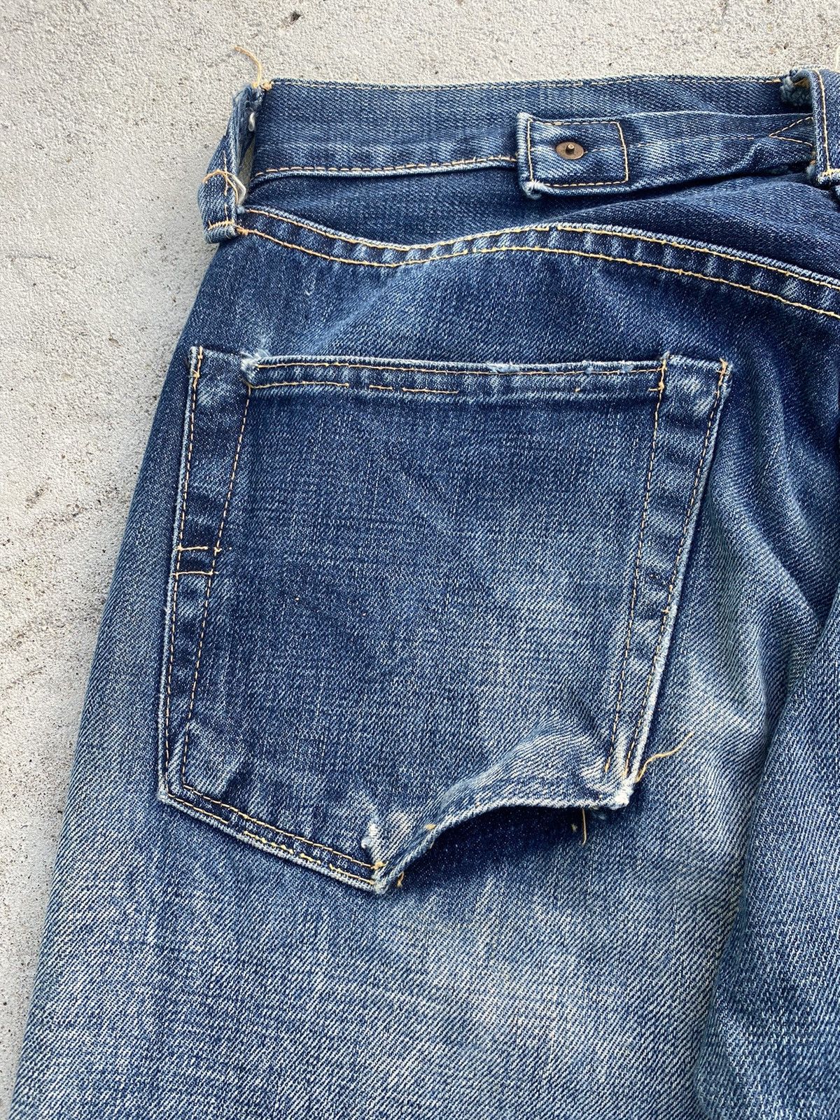 Levi's Vintage Clothing 🖤BLACFRIDAY🖤Vintage Levis 501 Big E Selvedge Denim Jeans Size US 32 / EU 48 - 10 Thumbnail