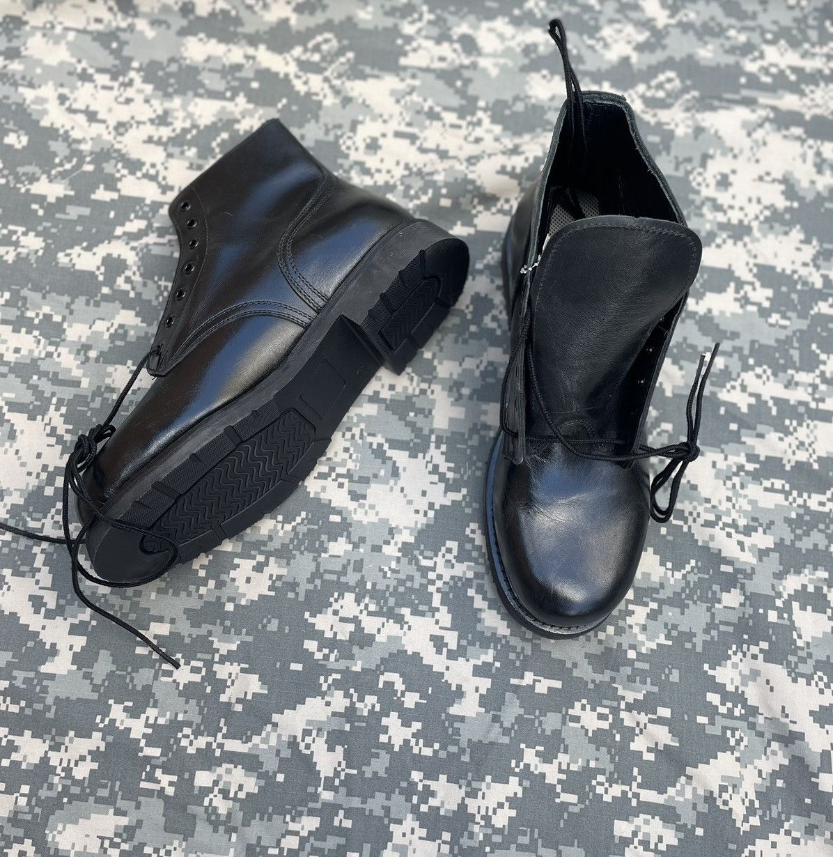 Vintage 80s Vintage Military Issue Boots Size US 12 / EU 45 - 2 Thumbnail