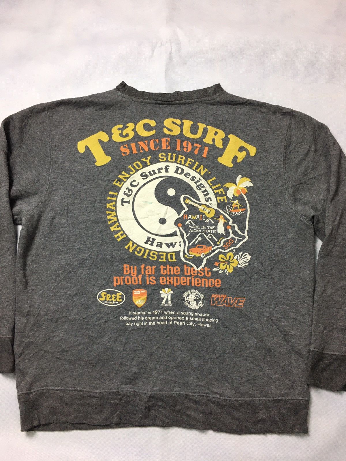 Japanese Brand Vintage Yin Yang Logo T&C Surf Design Hawaii Sweatshirt Size US M / EU 48-50 / 2 - 12 Thumbnail