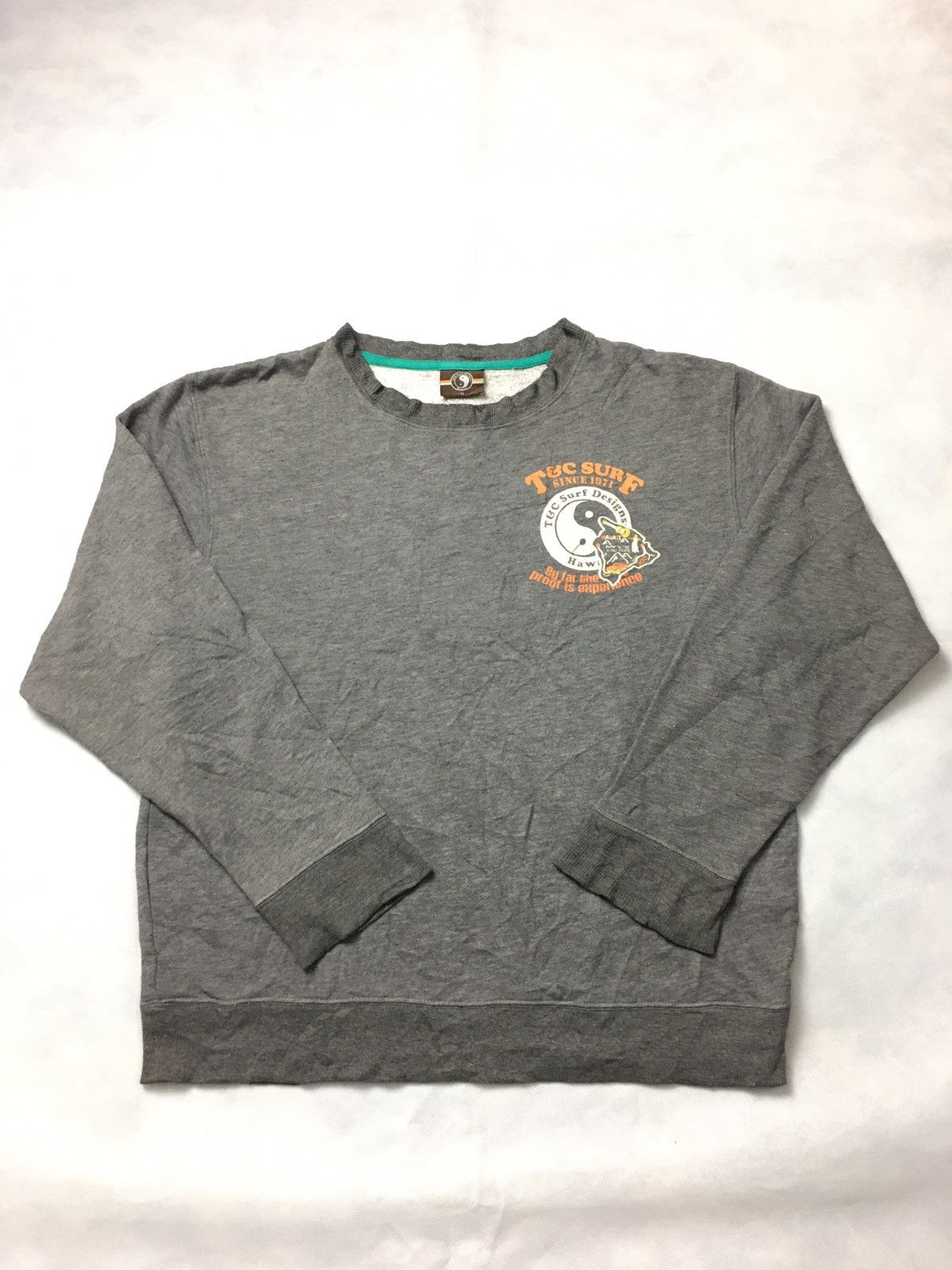 Japanese Brand Vintage Yin Yang Logo T&C Surf Design Hawaii Sweatshirt Size US M / EU 48-50 / 2 - 2 Thumbnail