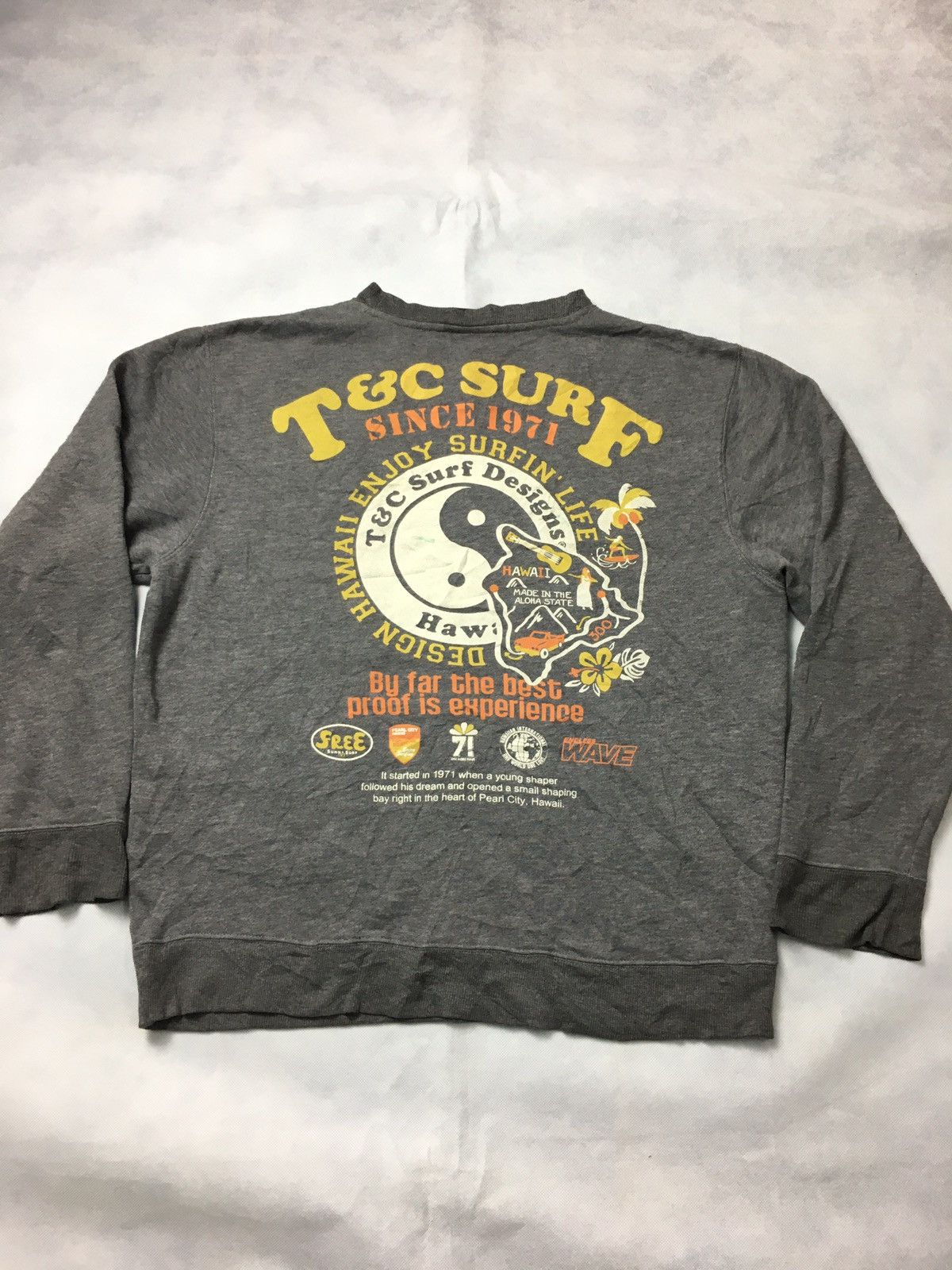 Japanese Brand Vintage Yin Yang Logo T&C Surf Design Hawaii Sweatshirt Size US M / EU 48-50 / 2 - 11 Thumbnail