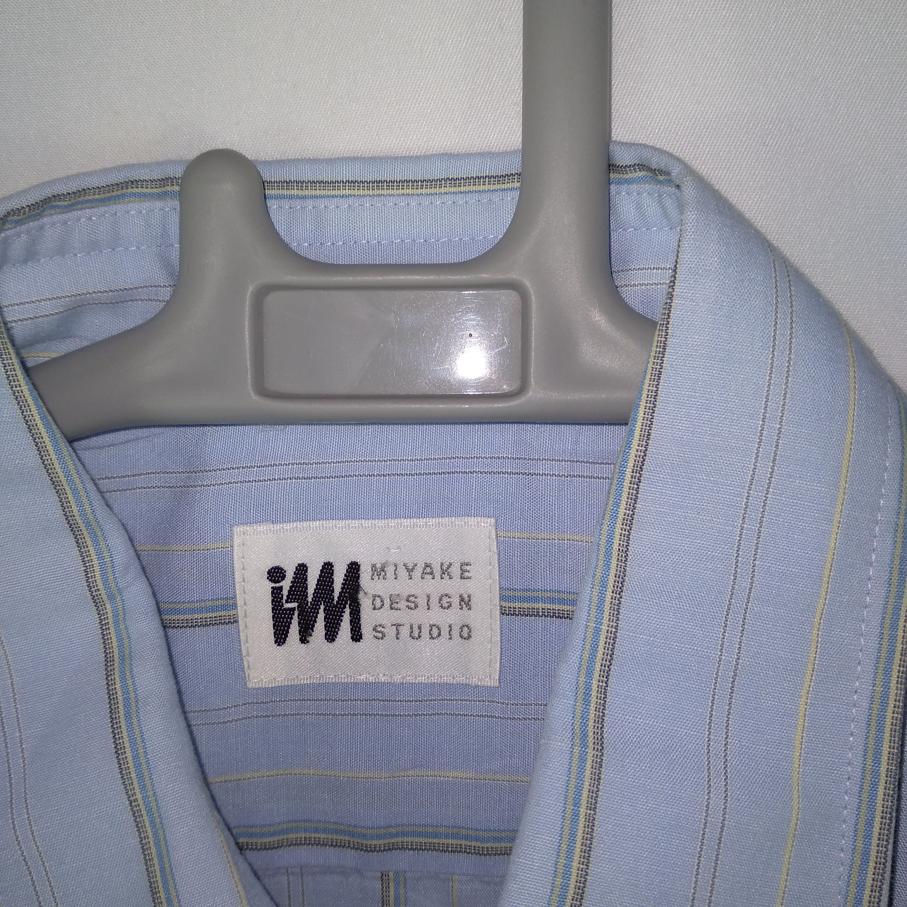 Designer × Issey Miyake × Tsumori Chisato Vintage Issey Miyake Stripes Single Pocket Buttons Shirt Size US S / EU 44-46 / 1 - 12 Thumbnail