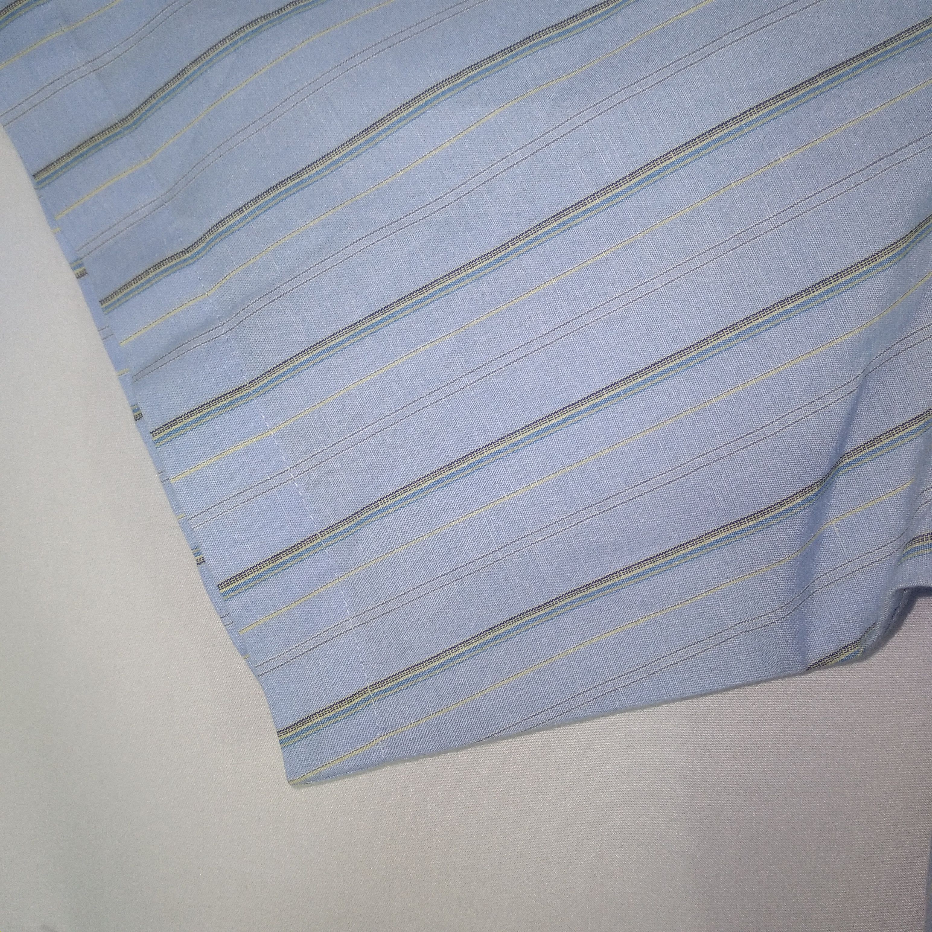 Designer × Issey Miyake × Tsumori Chisato Vintage Issey Miyake Stripes Single Pocket Buttons Shirt Size US S / EU 44-46 / 1 - 7 Thumbnail