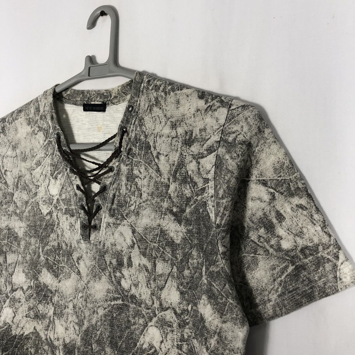 Designer × Issey Miyake × Tete Homme 🔥Sick🔥Insane🔥🇯🇵Issey Miyake Tete Homme Blend Acid Wash Tee Size US M / EU 48-50 / 2 - 5 Thumbnail