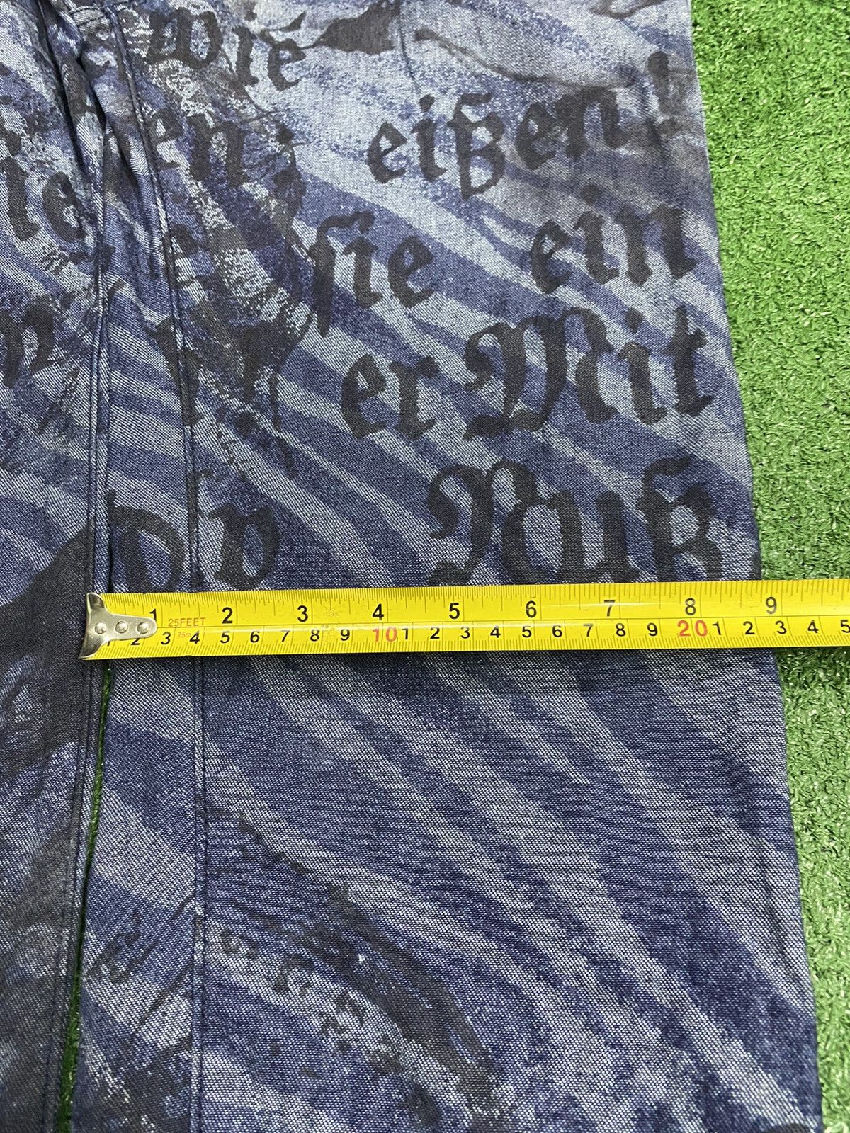 Designer × Vintage × Yoshiyuki Konishi Ficce Yoshiyuki Konishi Over Printed Art Japanese Denim Size US 30 / EU 46 - 14 Thumbnail