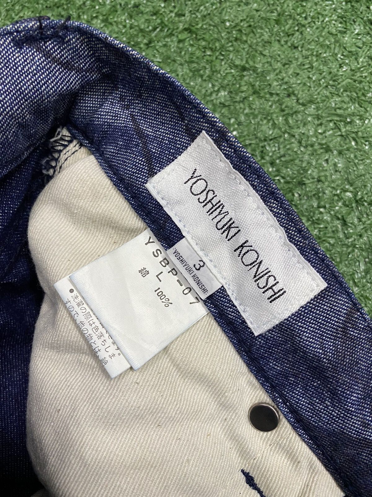 Designer × Vintage × Yoshiyuki Konishi Ficce Yoshiyuki Konishi Over Printed Art Japanese Denim Size US 30 / EU 46 - 9 Thumbnail