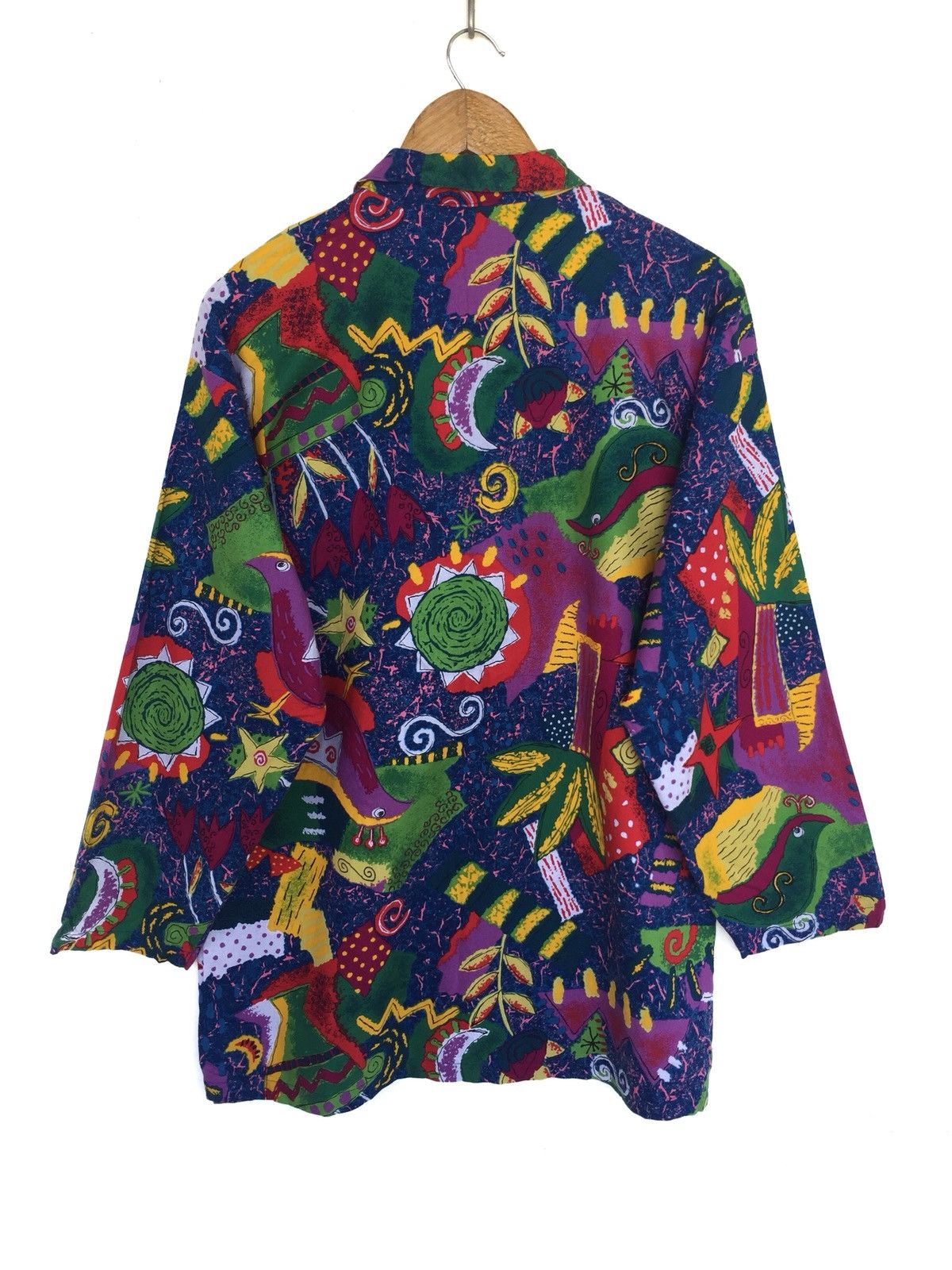 Yoshiyuki Konishi 90s Multicolor 🇯🇵 Pop Art Overprinted B/D Shirt Size US L / EU 52-54 / 3 - 4 Thumbnail