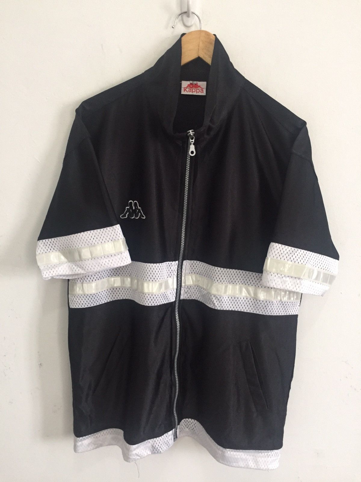 Gosha Rubchinskiy × Kappa Kappa Trademark Logo Black Oversized Shirt Size US L / EU 52-54 / 3 - 2 Thumbnail