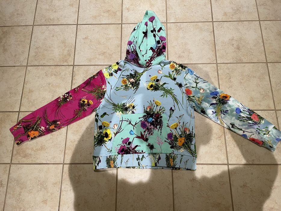 Louis vuitton printed online flowers hoodie