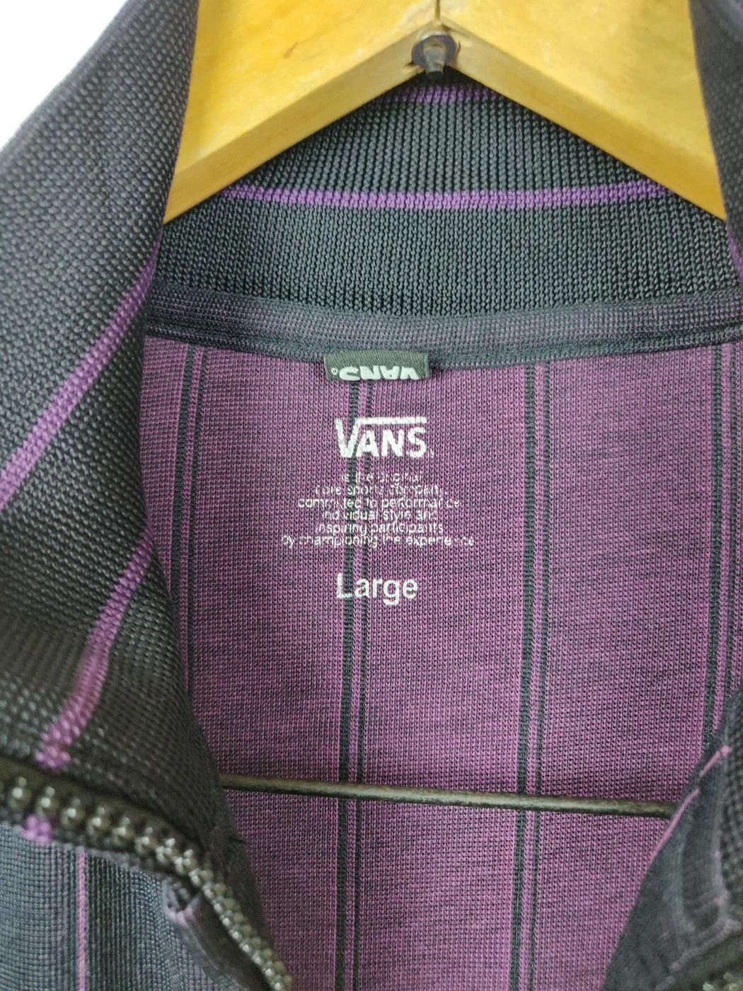 Vans Vans Zip Up Stripes Sweater Jacket Streetwear Size US L / EU 52-54 / 3 - 7 Thumbnail
