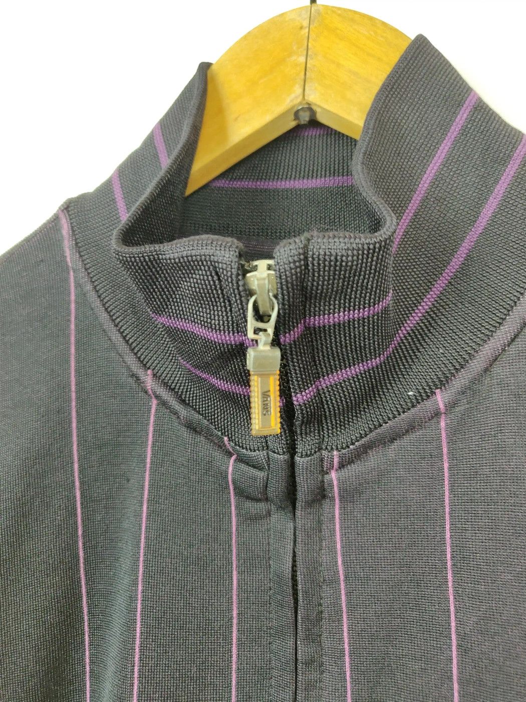 Vans Vans Zip Up Stripes Sweater Jacket Streetwear Size US L / EU 52-54 / 3 - 6 Thumbnail