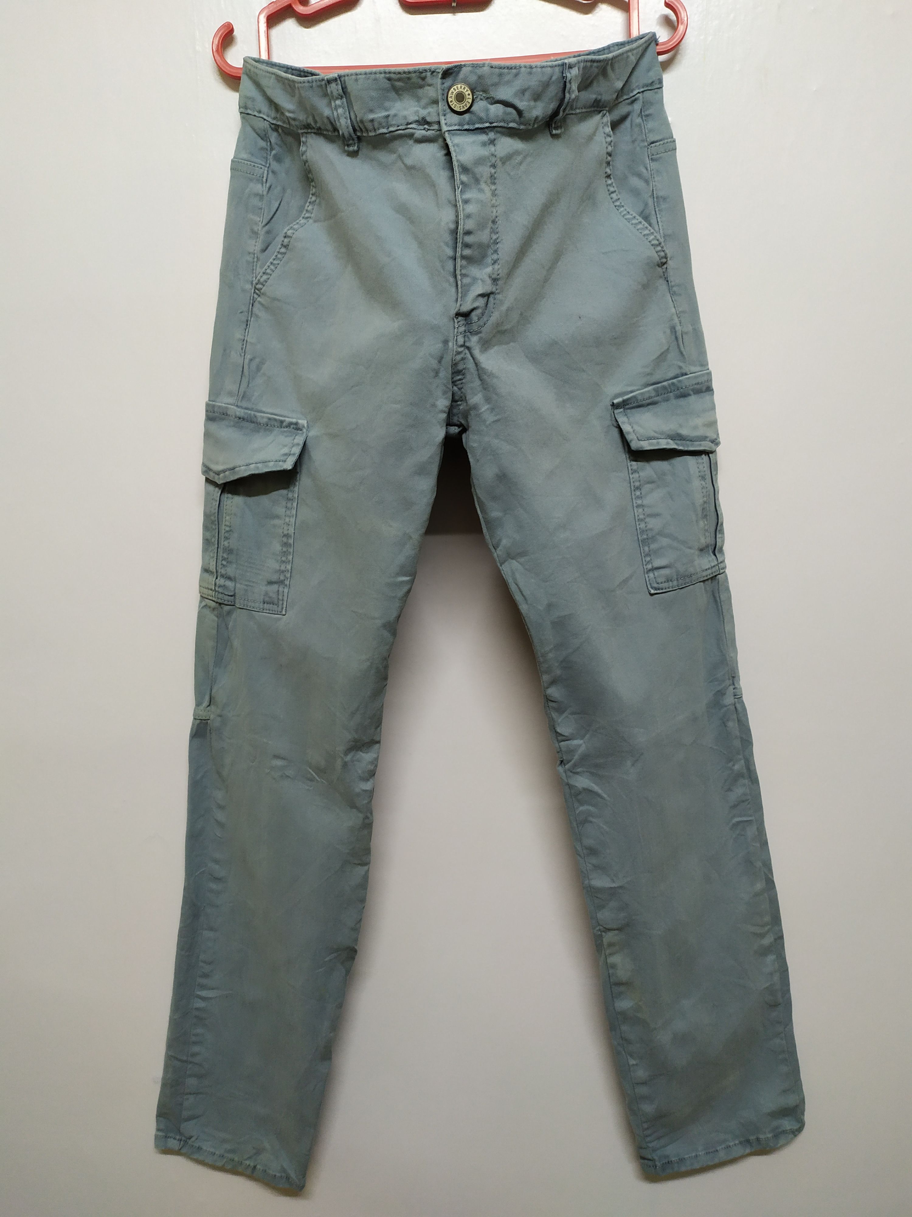 Japanese Brand × StraightFaded JAPANESE BRAND FADED CARGO PANTS/TACTICAL PANTS Size US 34 / EU 50 - 1 Thumbnail