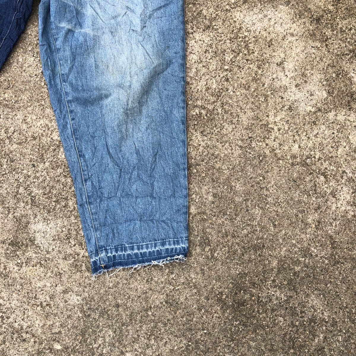 Issey Miyake × Tsumori Chisato 🔥Rare🔥Tsumori Chisato Two Tone Stylish Avant Garde Jeans Size 29" - 5 Thumbnail