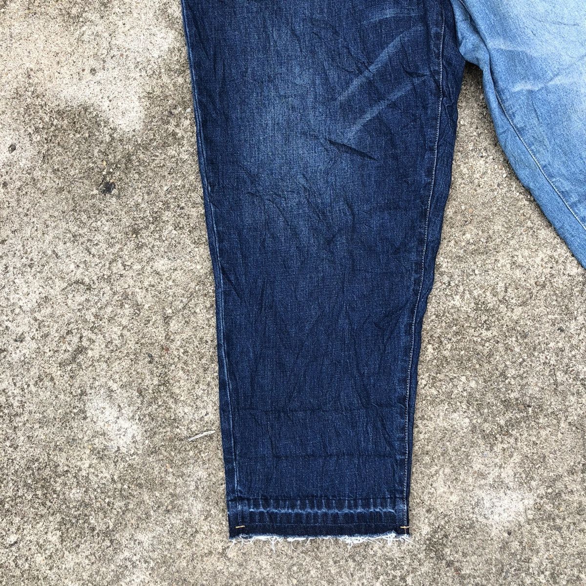 Issey Miyake × Tsumori Chisato 🔥Rare🔥Tsumori Chisato Two Tone Stylish Avant Garde Jeans Size 29" - 7 Thumbnail