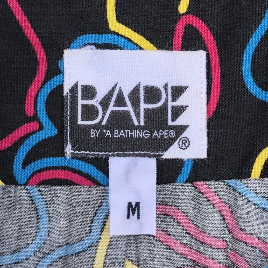 Bape Neon Camo Button Up S/S Shirt Size US M / EU 48-50 / 2 - 11 Thumbnail
