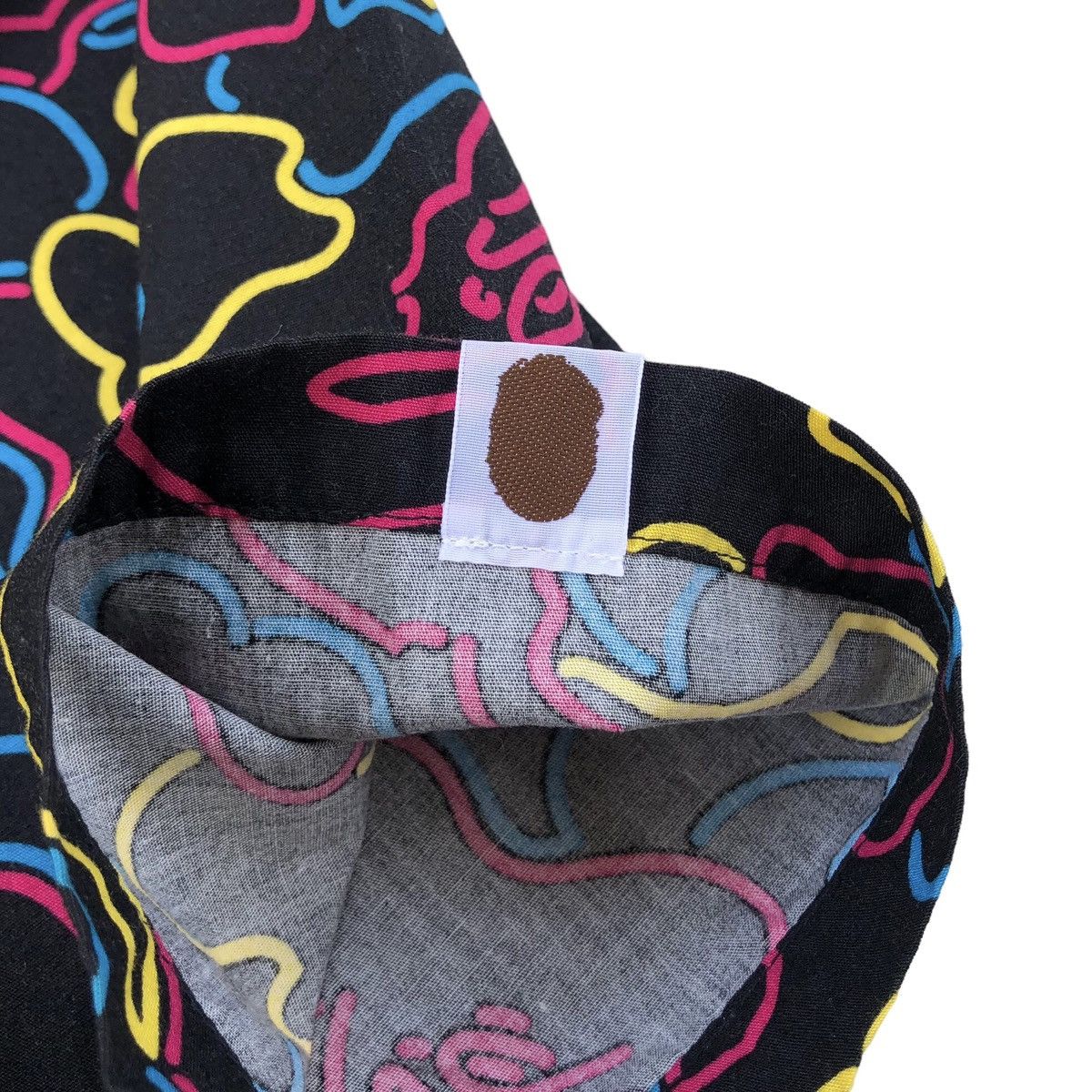Bape Neon Camo Button Up S/S Shirt Size US M / EU 48-50 / 2 - 10 Thumbnail