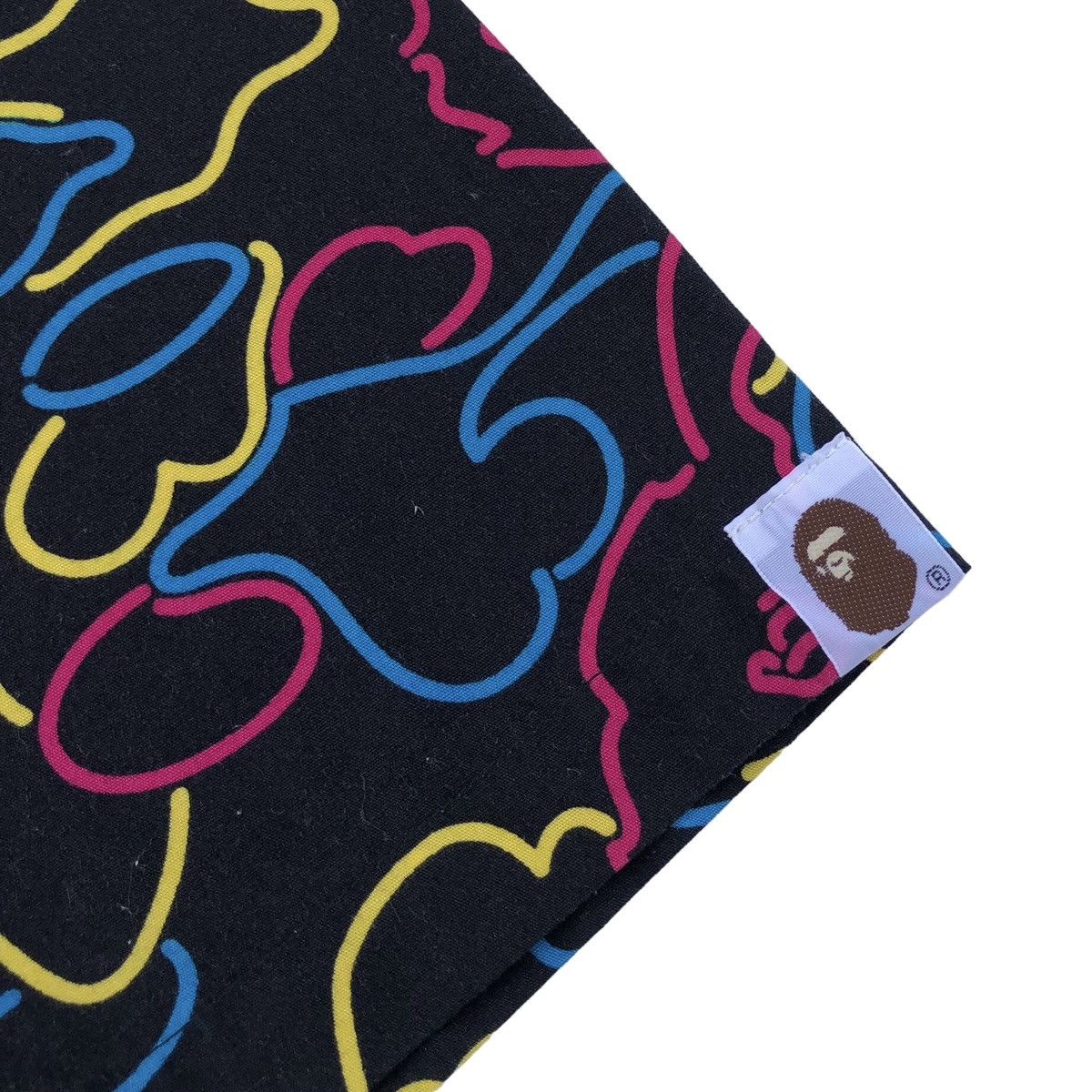 Bape Neon Camo Button Up S/S Shirt Size US M / EU 48-50 / 2 - 9 Thumbnail