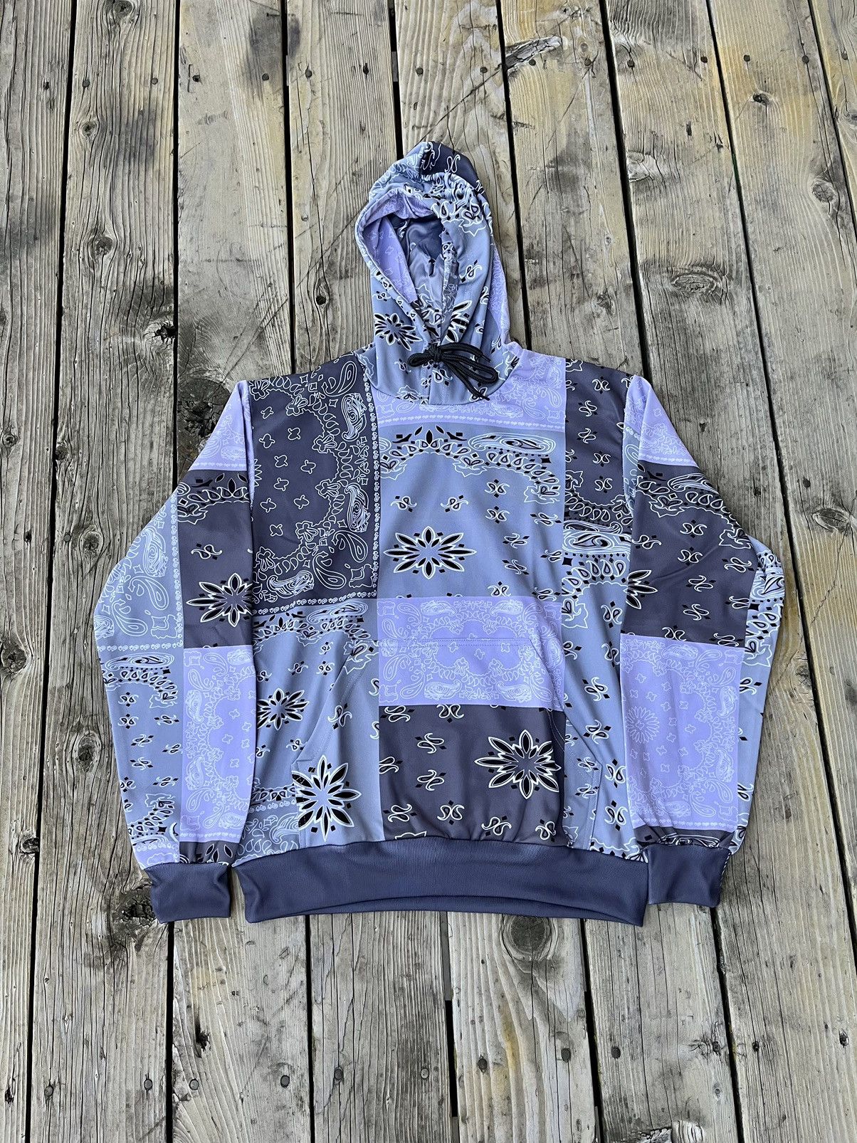 Vintage Patchwork Hoodie Paisley Size US S / EU 44-46 / 1 - 1 Thumbnail
