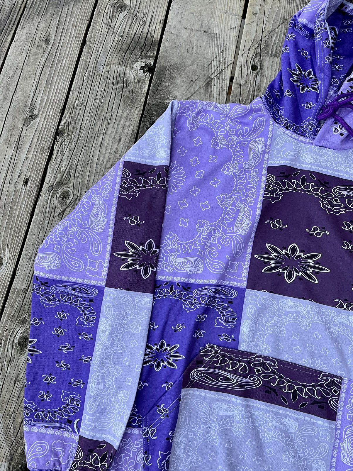 Vintage Patchwork Hoodie Paisley Size US S / EU 44-46 / 1 - 3 Thumbnail