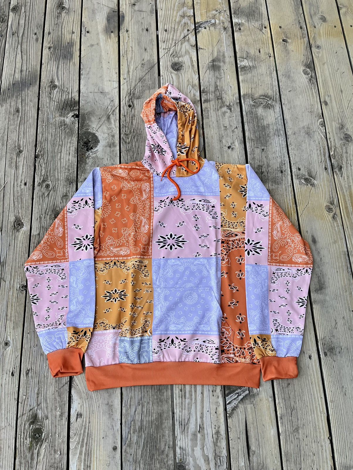 Vintage Patchwork Hoodie Paisley Size US S / EU 44-46 / 1 - 1 Thumbnail