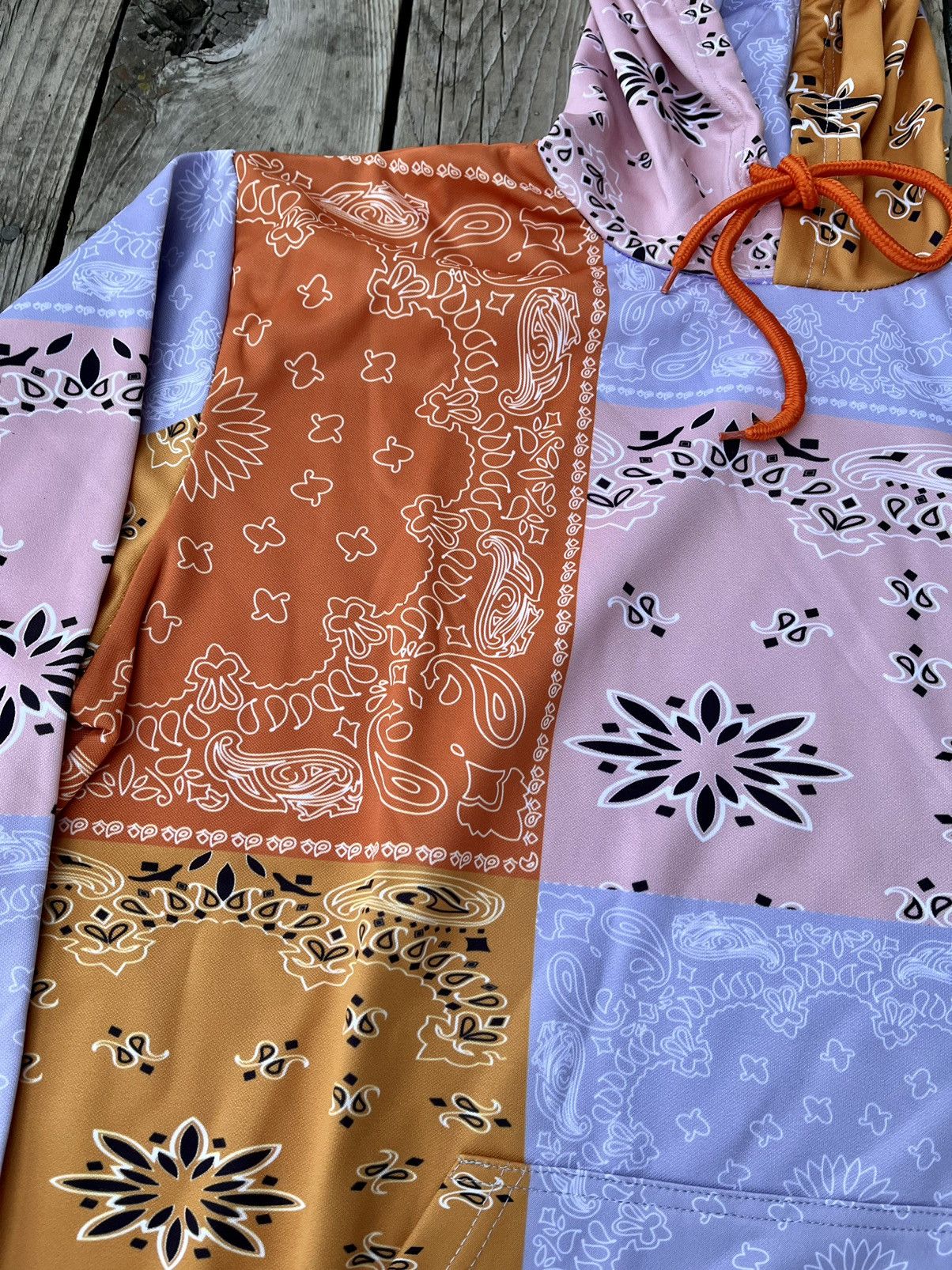 Vintage Patchwork Hoodie Paisley Size US S / EU 44-46 / 1 - 3 Thumbnail
