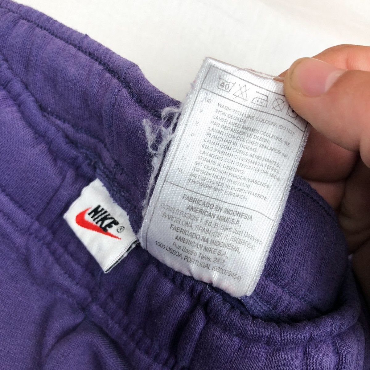 Nike × Vintage Nike Vintage sweatpants y2k drill joggers pants 90’s XS USA Size US 29 - 4 Thumbnail