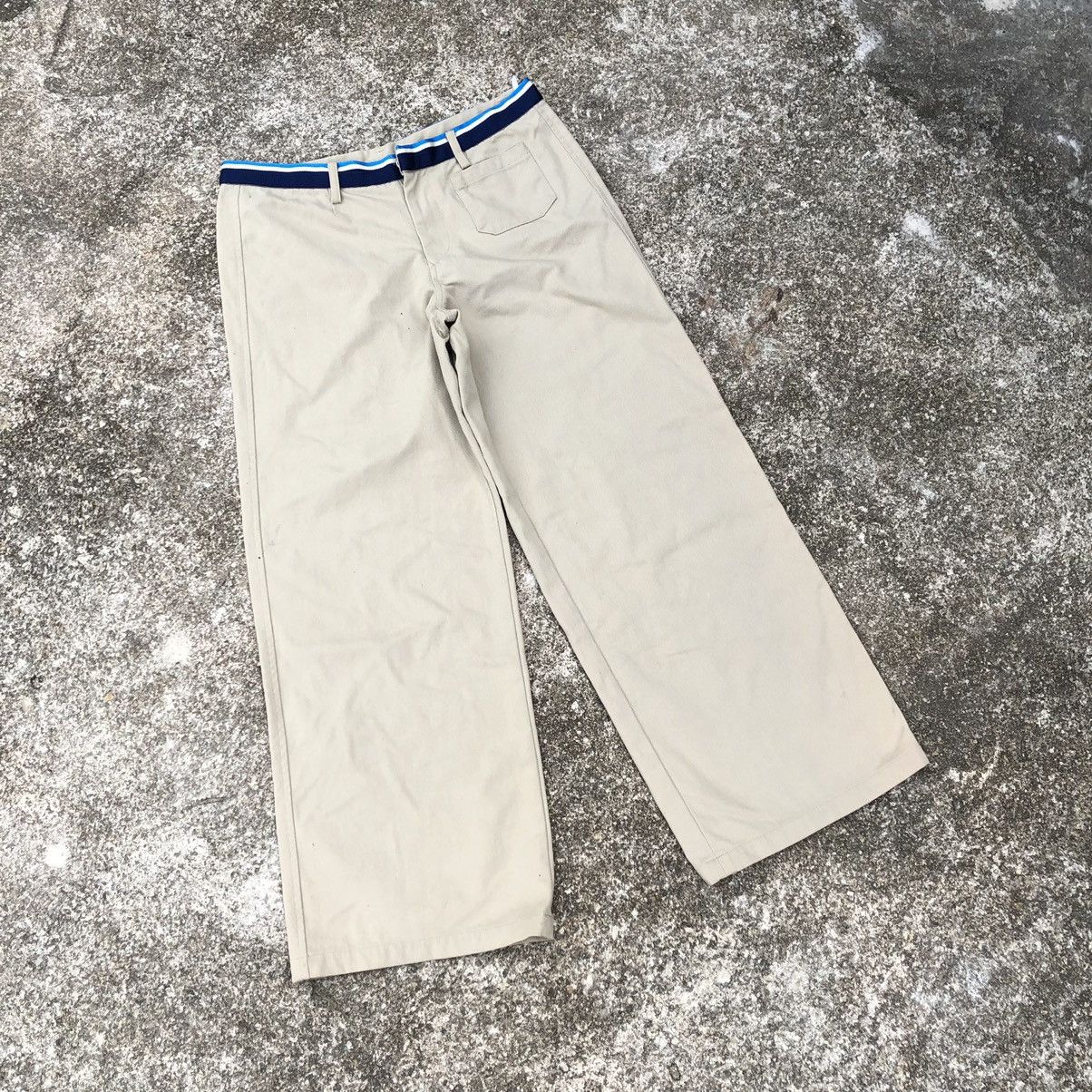 Designer × Issey Miyake × Sunao Kuwahara 🔥Rare🔥Sunao Kuwahara By Issey Baggy Crop Women Casual Pants Size 30" / US 8 / IT 44 - 1 Thumbnail