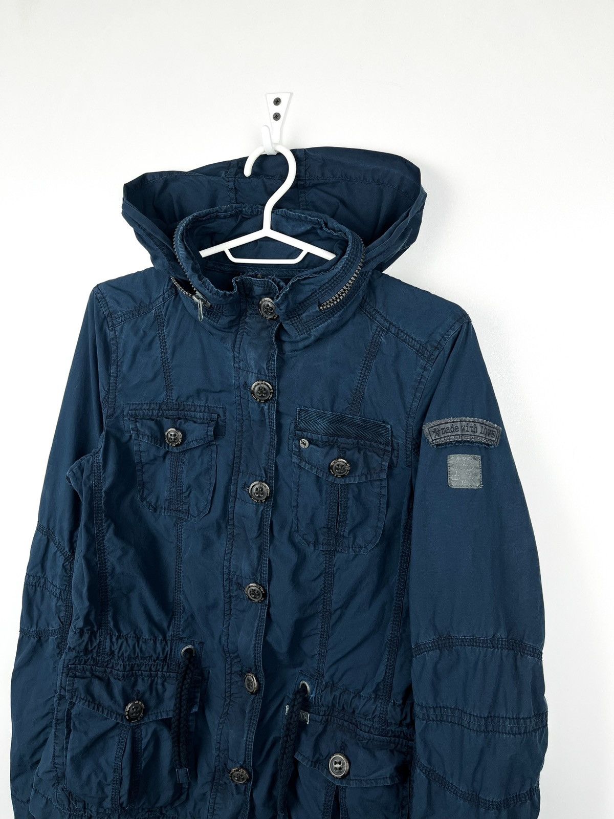 Japanese Brand VINTAGE EDC Y2K LIGHT JACKET WOMENS L Size L / US 10 / IT 46 - 2 Thumbnail