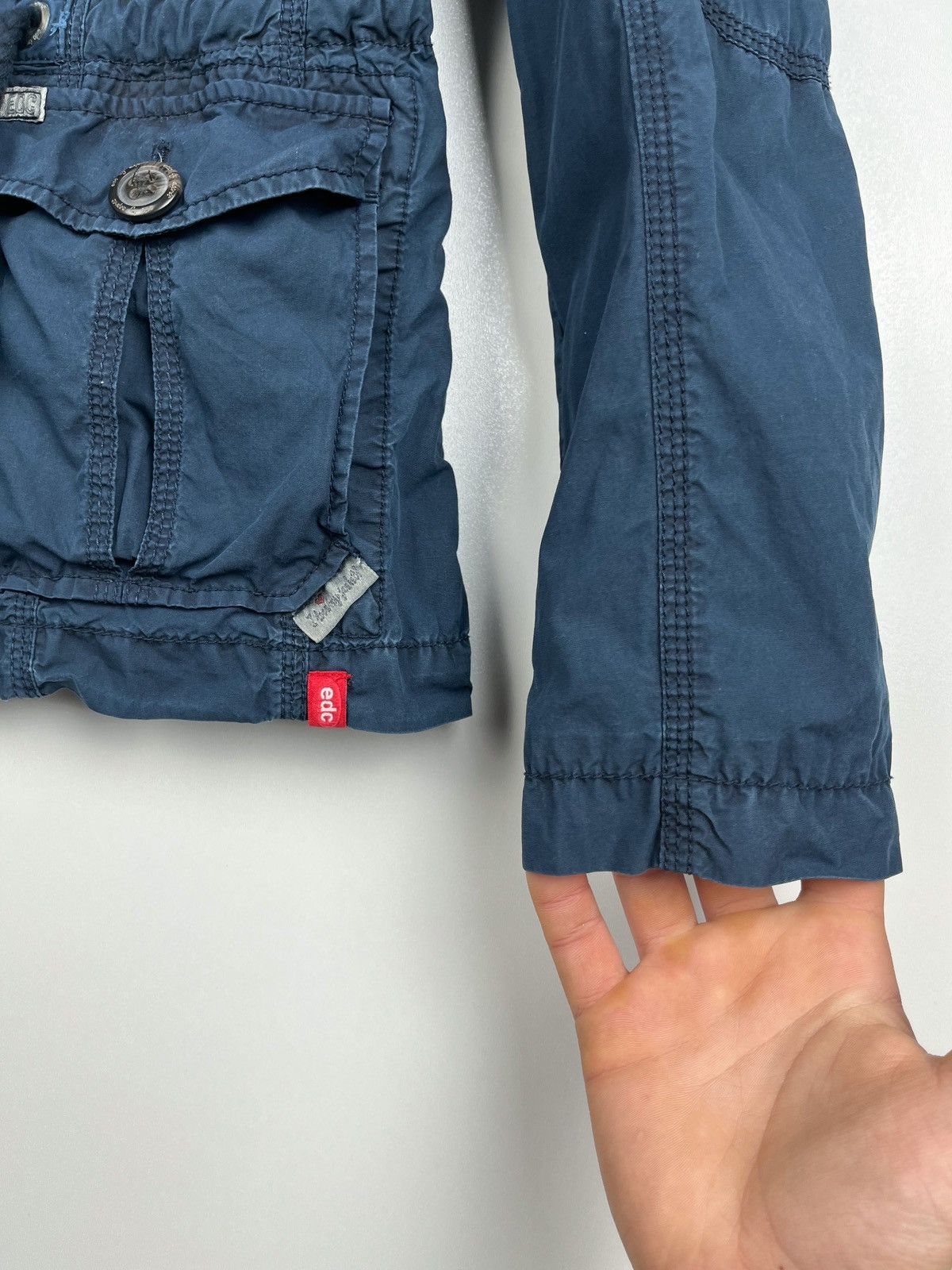Japanese Brand VINTAGE EDC Y2K LIGHT JACKET WOMENS L Size L / US 10 / IT 46 - 4 Thumbnail