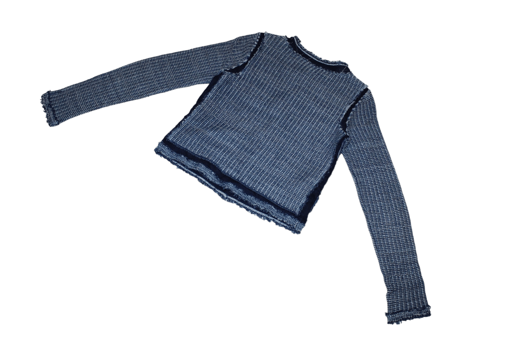 Prada Prada Milano Tweed Knit Distressed Jacket/ Cardigan Size S / US 4 / IT 40 - 14 Thumbnail