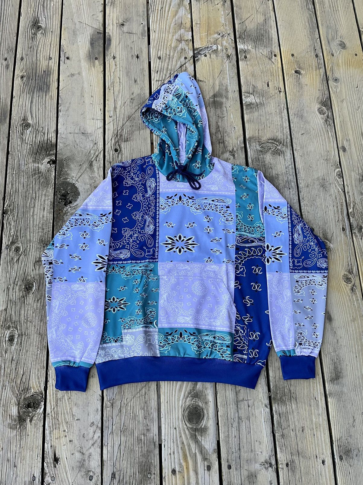 Vintage Patchwork Hoodie Paisley Size US S / EU 44-46 / 1 - 1 Thumbnail