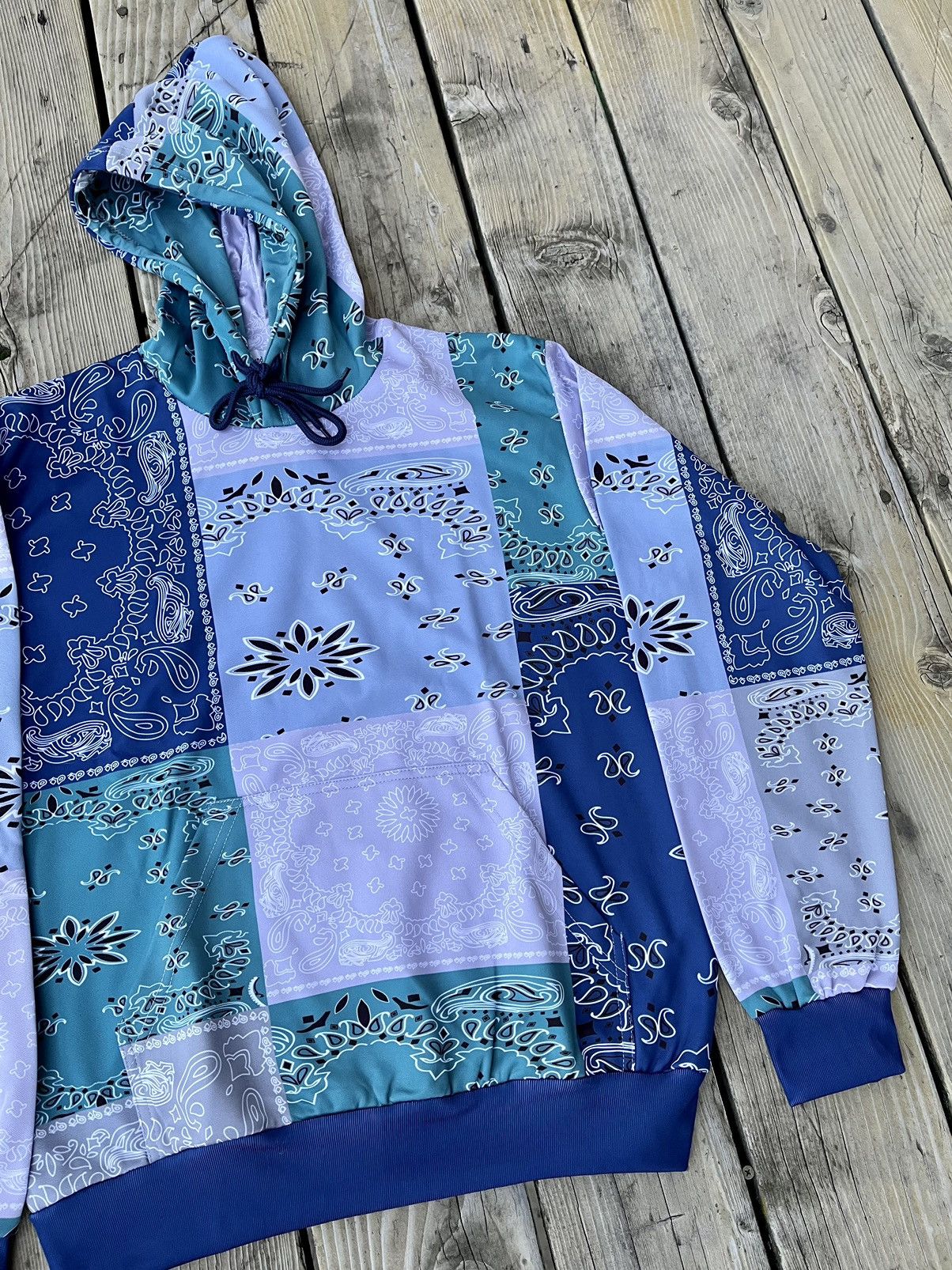 Vintage Patchwork Hoodie Paisley Size US S / EU 44-46 / 1 - 2 Thumbnail