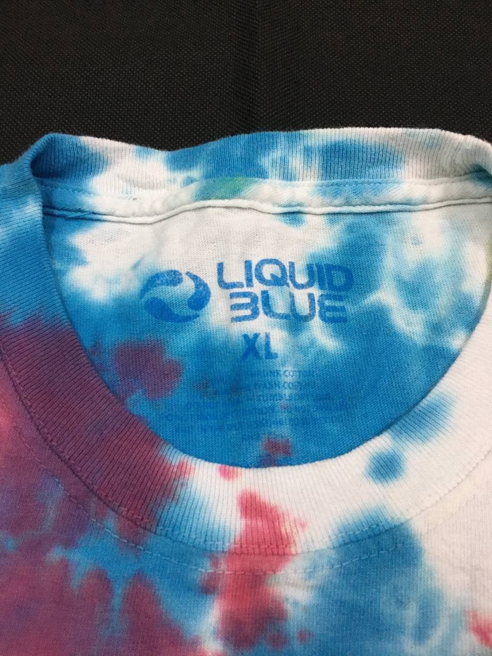 Band Tees × Liquid Blue × Pink Floyd Pink Floyd Tie Dye Liquid Blue Shirt Size US XL / EU 56 / 4 - 4 Thumbnail