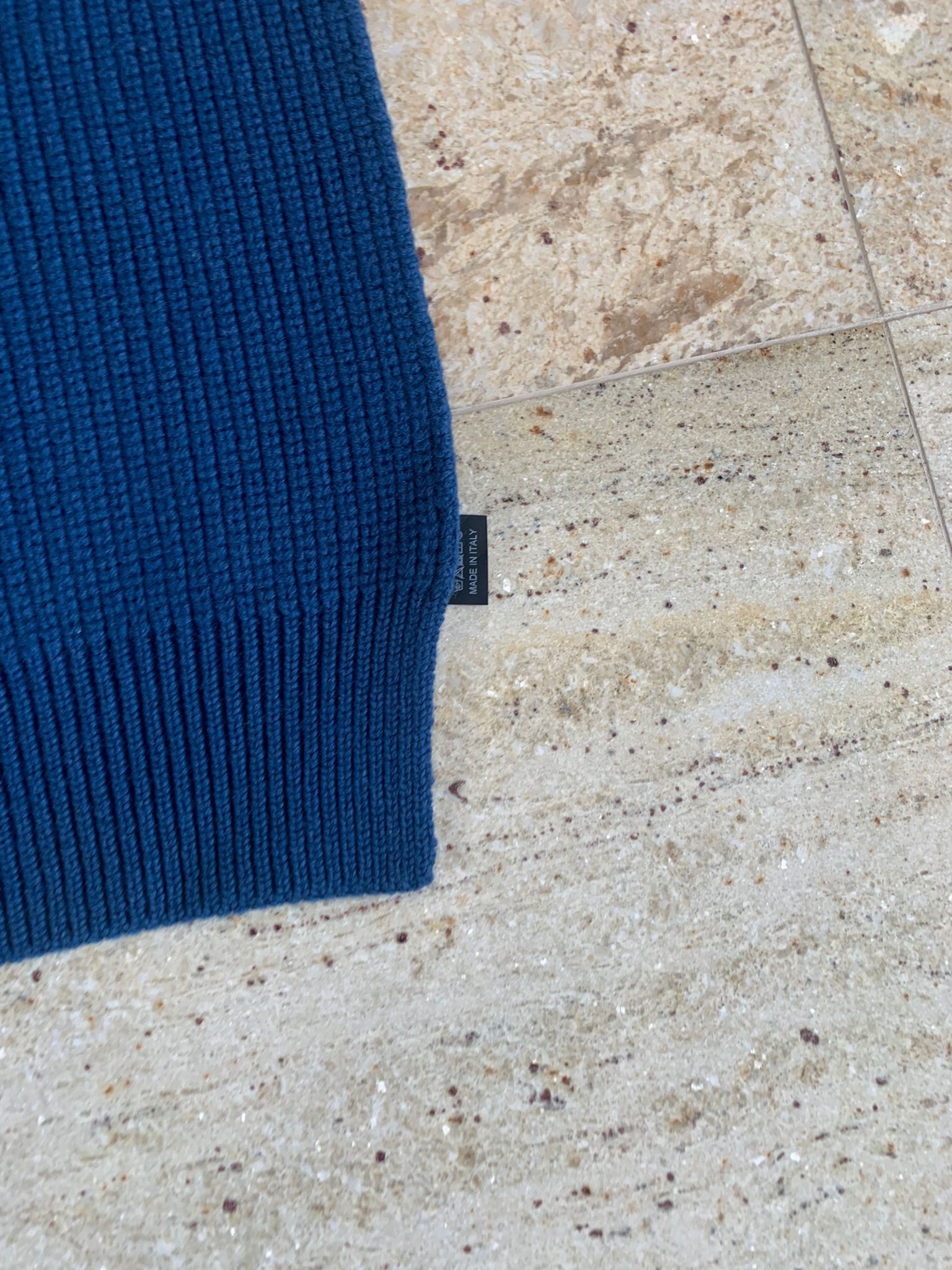 Raf Simons TO Turtleneck Single Panel With Patches in Blue Orange Size ONE SIZE - 5 Thumbnail