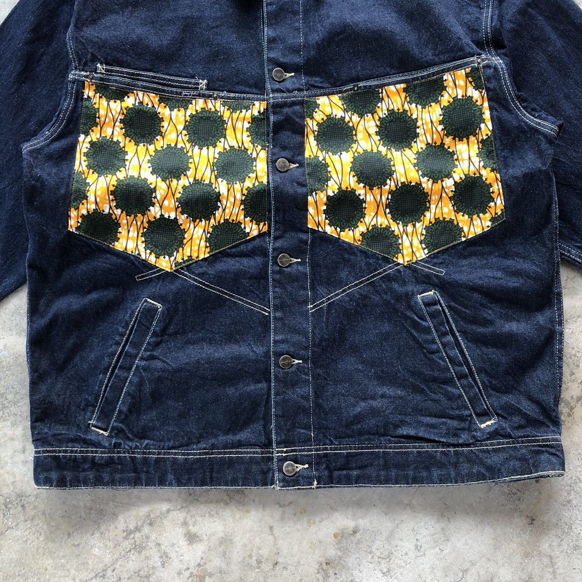 Designer × Sean John × Vintage 🔥Sick🔥Vintage Sean John Baroque Patchwork Style Denim Jacket Size US XL / EU 56 / 4 - 3 Thumbnail