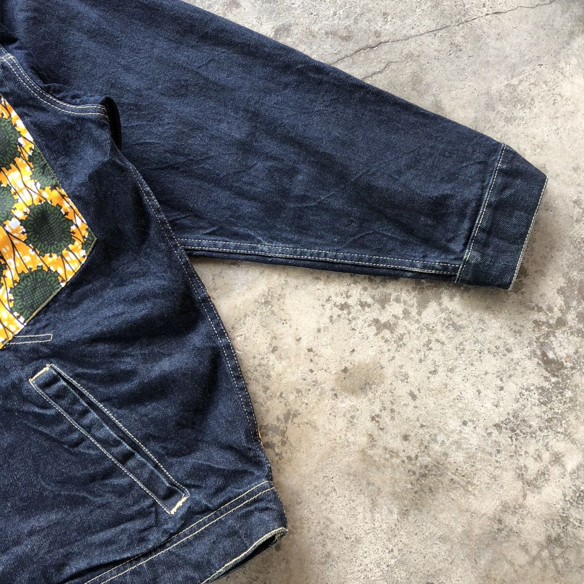 Designer × Sean John × Vintage 🔥Sick🔥Vintage Sean John Baroque Patchwork Style Denim Jacket Size US XL / EU 56 / 4 - 7 Thumbnail