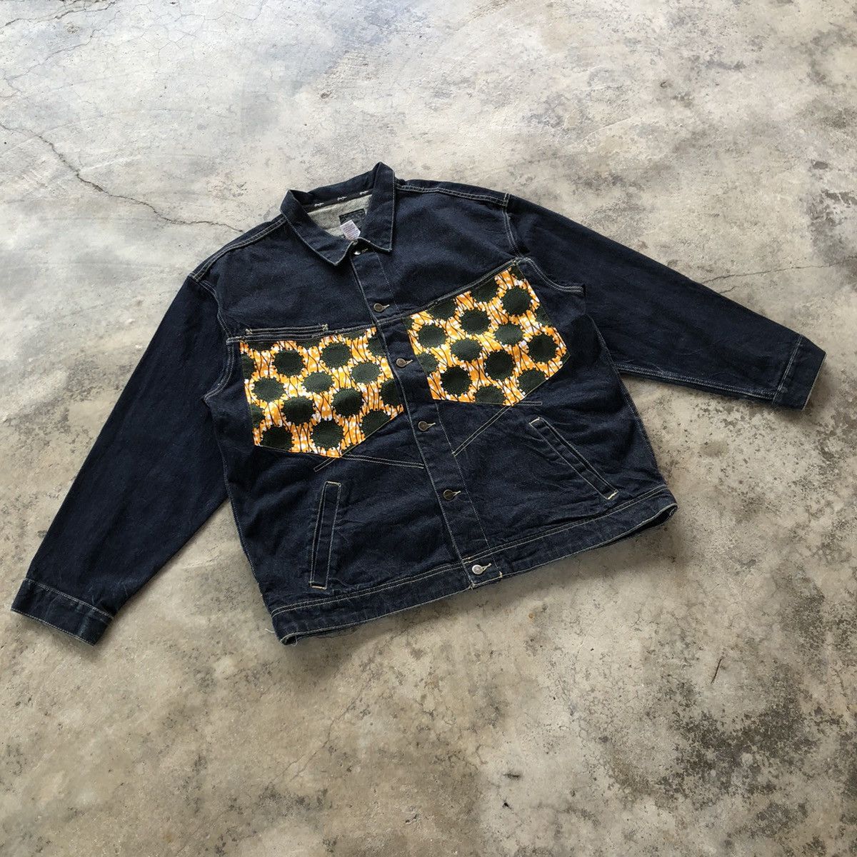 🔥Sick🔥Vintage Sean John Baroque Patchwork Style Denim Jacket