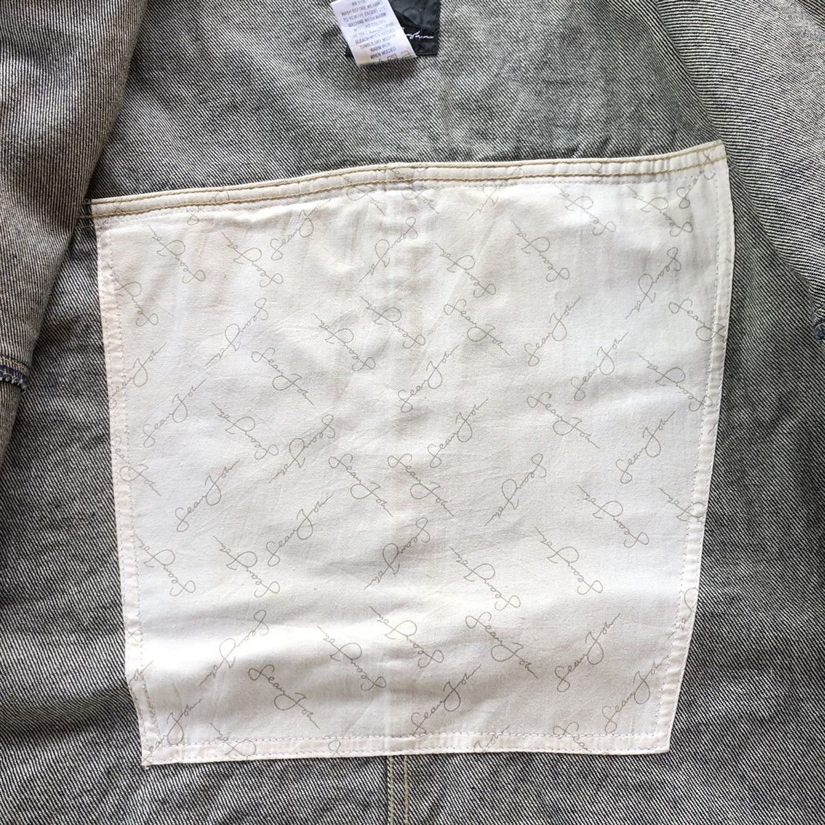 Designer × Sean John × Vintage 🔥Sick🔥Vintage Sean John Baroque Patchwork Style Denim Jacket Size US XL / EU 56 / 4 - 17 Thumbnail