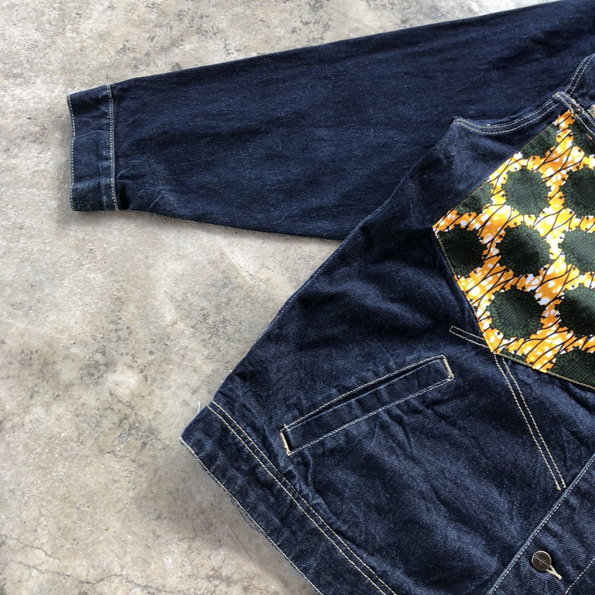 Designer × Sean John × Vintage 🔥Sick🔥Vintage Sean John Baroque Patchwork Style Denim Jacket Size US XL / EU 56 / 4 - 9 Thumbnail