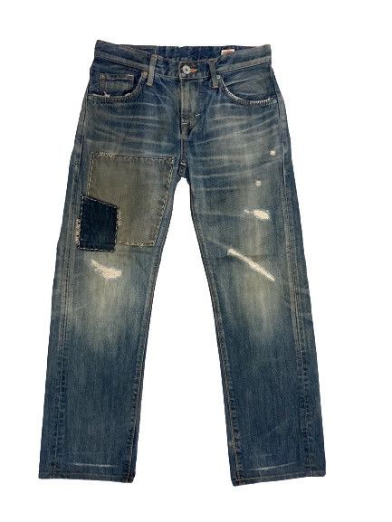 Edwin Rare‼️Edwin Distressed Patchwork Denim Jeans Size US 28 / EU 44 - 1 Thumbnail