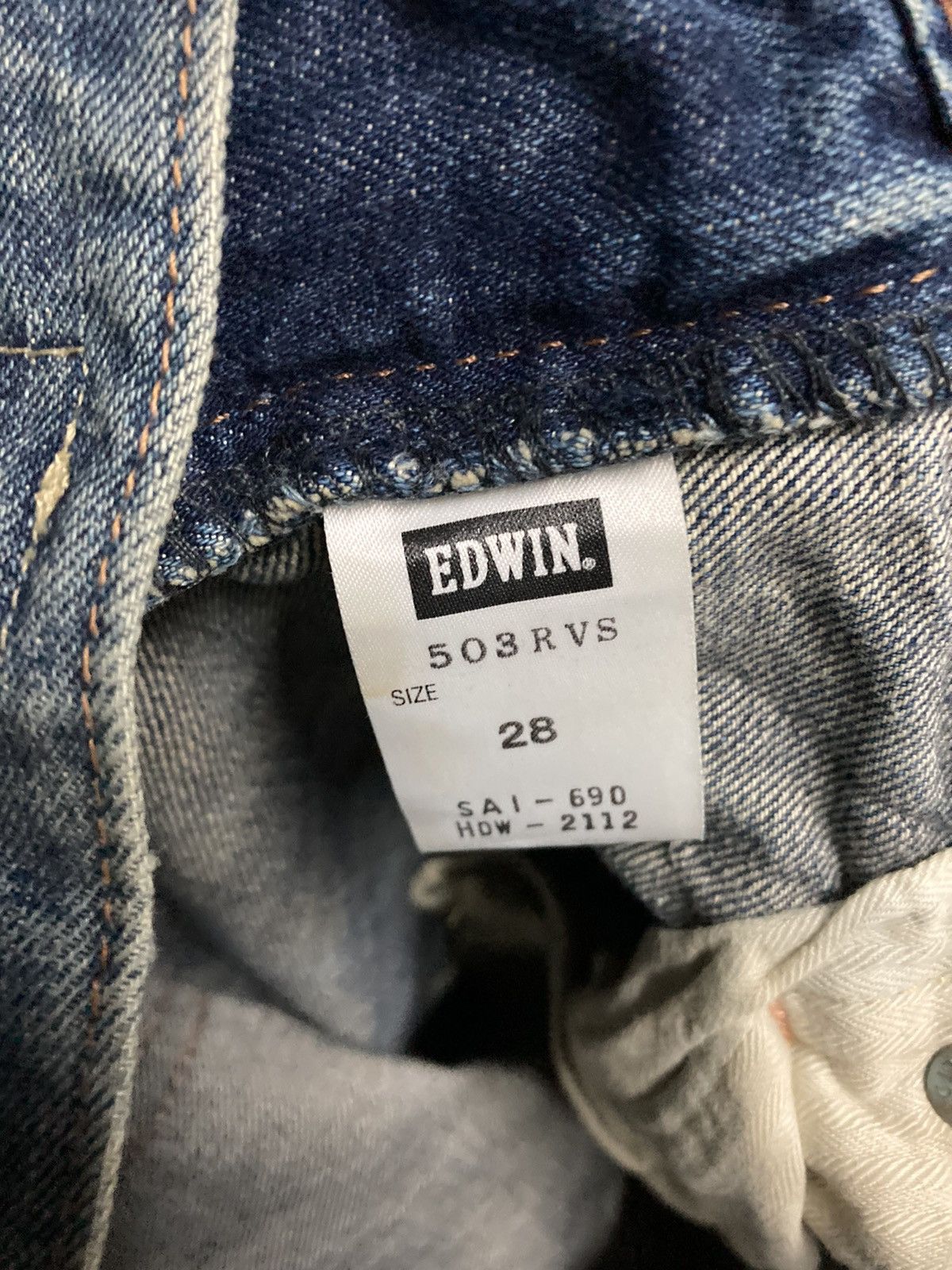 Edwin Rare‼️Edwin Distressed Patchwork Denim Jeans Size US 28 / EU 44 - 9 Thumbnail