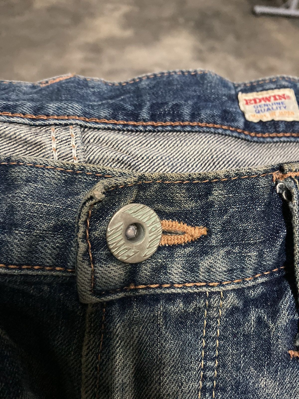 Edwin Rare‼️Edwin Distressed Patchwork Denim Jeans Size US 28 / EU 44 - 6 Thumbnail