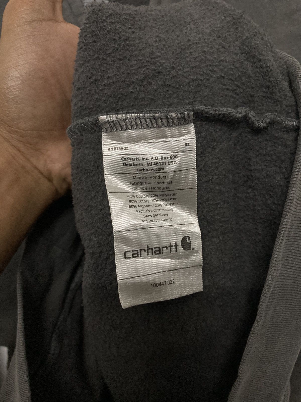 Carhartt Carhatt DWR Back Design Distressed Hoodie Size US L / EU 52-54 / 3 - 16 Thumbnail