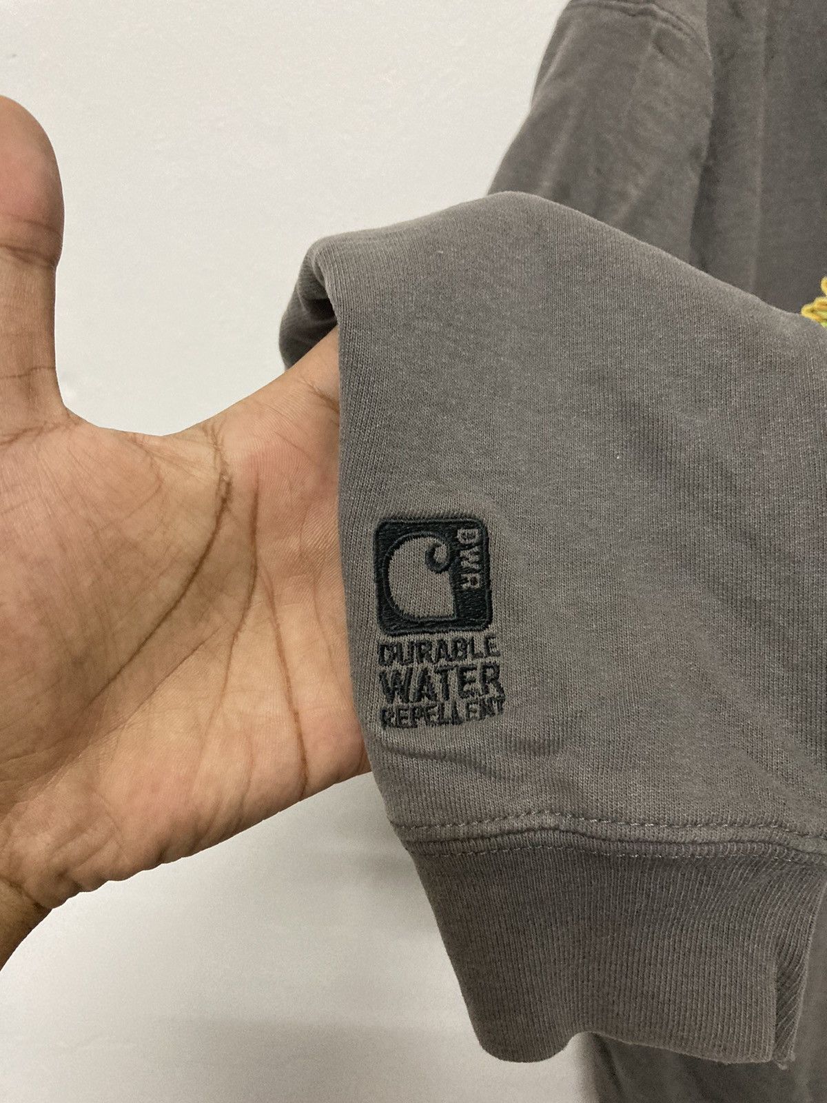 Carhartt Carhatt DWR Back Design Distressed Hoodie Size US L / EU 52-54 / 3 - 8 Thumbnail