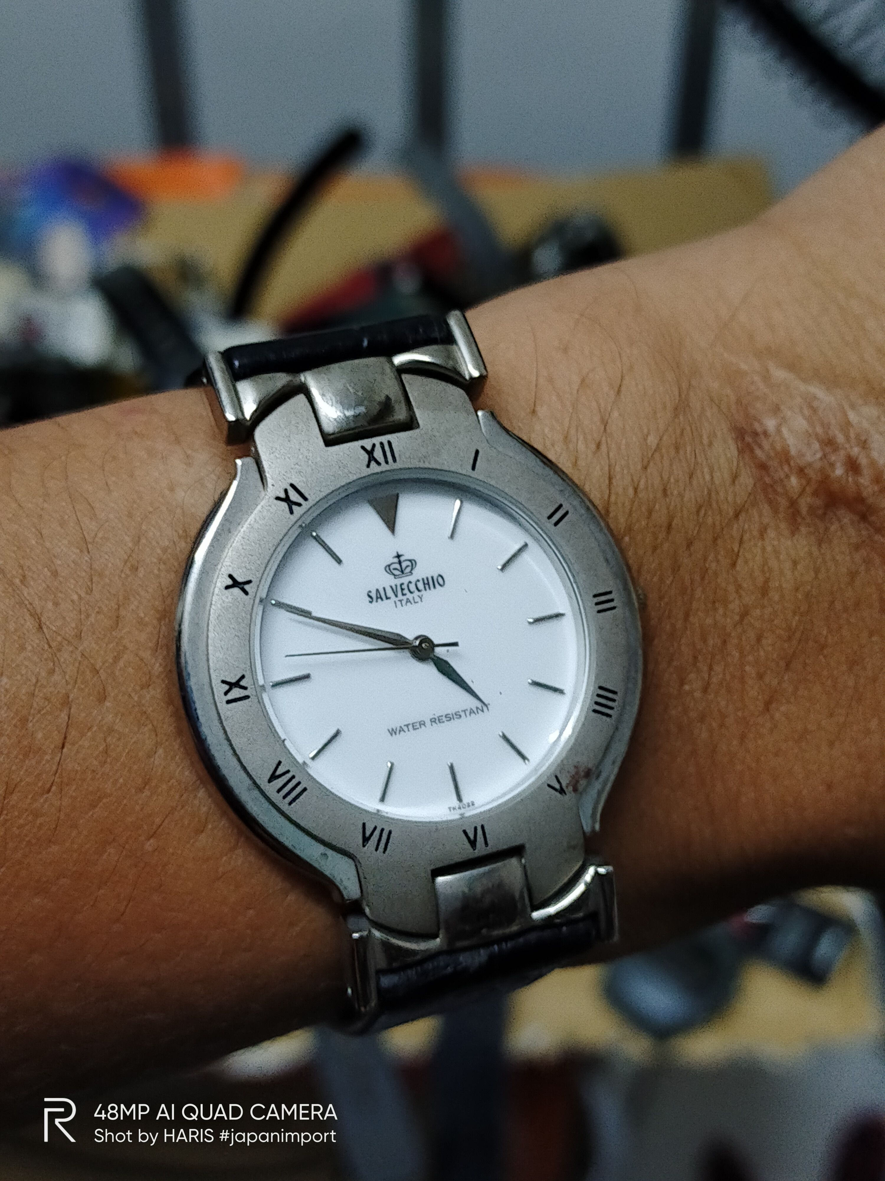 Vintage RETRO SALVECCHIO ITALY WATCH (LUXURY FASHION WATCH) Size ONE SIZE - 4 Thumbnail